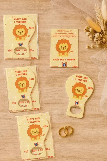 Jelatin Kartlı Bebek Hediyesi Balon Açacak Magnet | Baby Shower – Doğum Günü – Diş Buğdayı