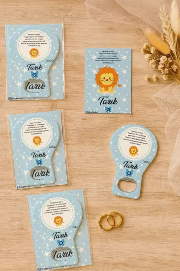 Jelatin Kartlı Bebek Hediyesi Balon Açacak Magnet | Baby Shower – Doğum Günü – Diş Buğdayı