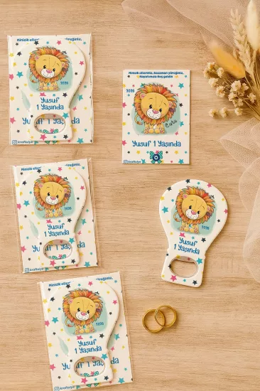 Jelatin Kartlı Bebek Hediyesi Balon Açacak Magnet | Baby Shower – Doğum Günü – Diş Buğdayı