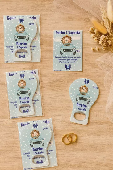Jelatin Kartlı Bebek Hediyesi Balon Açacak Magnet | Baby Shower – Doğum Günü – Diş Buğdayı
