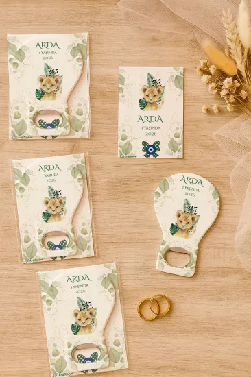 Jelatin Kartlı Bebek Hediyesi Balon Açacak Magnet | Baby Shower – Doğum Günü – Diş Buğdayı