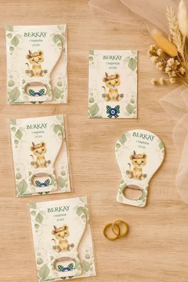 Jelatin Kartlı Bebek Hediyesi Balon Açacak Magnet | Baby Shower – Doğum Günü – Diş Buğdayı