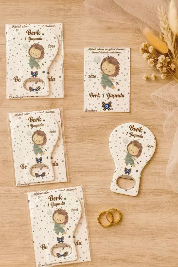 Jelatin Kartlı Bebek Hediyesi Balon Açacak Magnet | Baby Shower – Doğum Günü – Diş Buğdayı