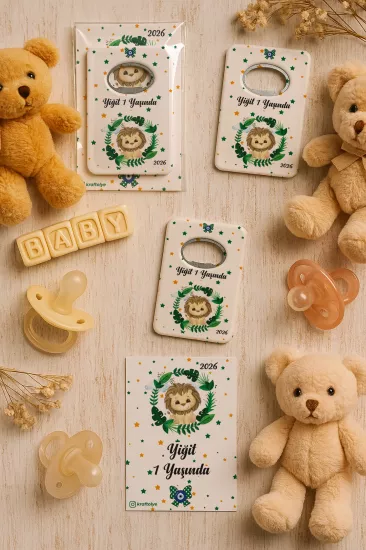 Kartlı Açacak Magnet | Bebek ve Baby Shower Hediyesi