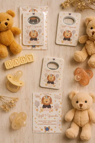 Kartlı Açacak Magnet | Bebek ve Baby Shower Hediyesi