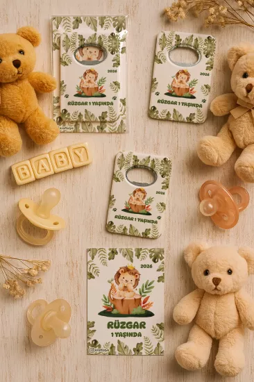Kartlı Açacak Magnet | Bebek ve Baby Shower Hediyesi