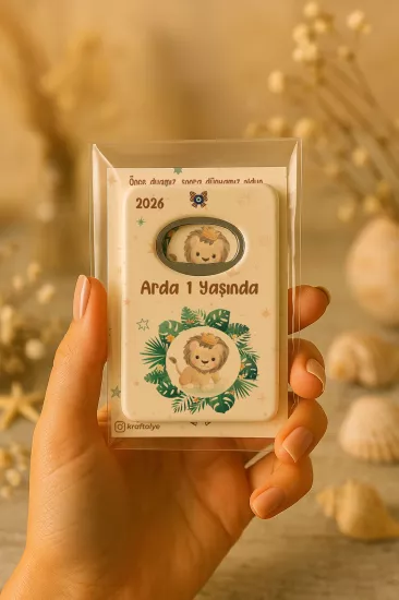 Kartlı Açacak Magnet | Bebek ve Baby Shower Hediyesi
