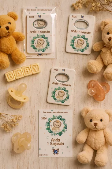 Kartlı Açacak Magnet | Bebek ve Baby Shower Hediyesi
