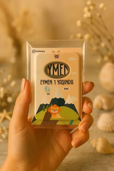 Kartlı Açacak Magnet | Bebek ve Baby Shower Hediyesi