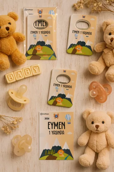 Kartlı Açacak Magnet | Bebek ve Baby Shower Hediyesi