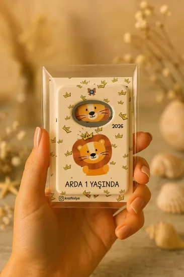 Kartlı Açacak Magnet | Bebek ve Baby Shower Hediyesi