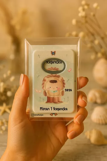 Kartlı Açacak Magnet | Bebek ve Baby Shower Hediyesi