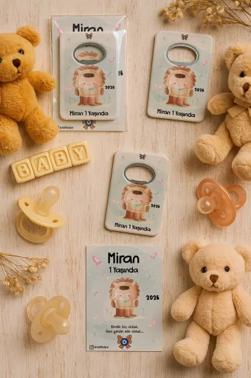 Kartlı Açacak Magnet | Bebek ve Baby Shower Hediyesi
