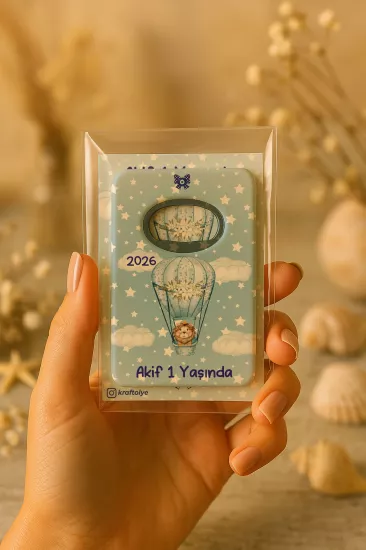 Kartlı Açacak Magnet | Bebek ve Baby Shower Hediyesi