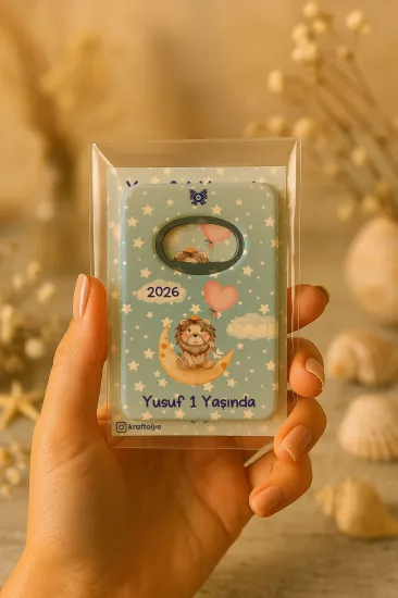 Kartlı Açacak Magnet | Bebek ve Baby Shower Hediyesi