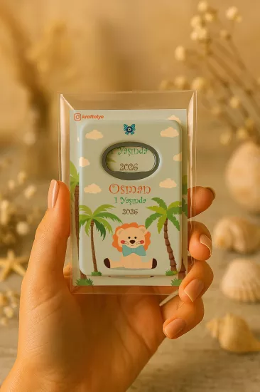 Kartlı Açacak Magnet | Bebek ve Baby Shower Hediyesi