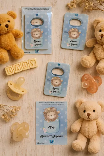 Kartlı Açacak Magnet | Bebek ve Baby Shower Hediyesi
