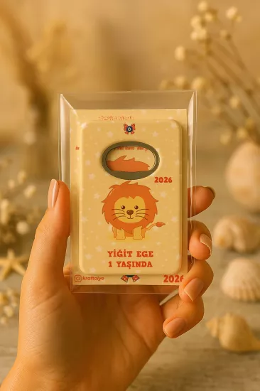 Kartlı Açacak Magnet | Bebek ve Baby Shower Hediyesi
