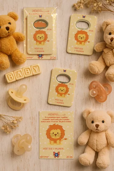 Kartlı Açacak Magnet | Bebek ve Baby Shower Hediyesi
