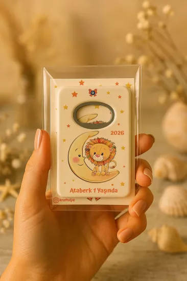 Kartlı Açacak Magnet | Bebek ve Baby Shower Hediyesi
