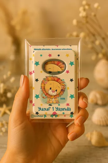 Kartlı Açacak Magnet | Bebek ve Baby Shower Hediyesi