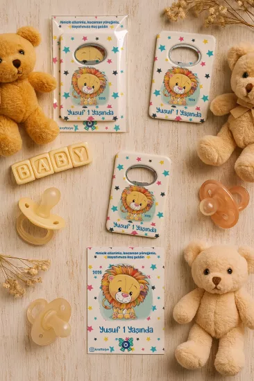 Kartlı Açacak Magnet | Bebek ve Baby Shower Hediyesi