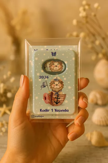 Kartlı Açacak Magnet | Bebek ve Baby Shower Hediyesi