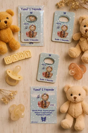 Kartlı Açacak Magnet | Bebek ve Baby Shower Hediyesi