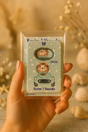Kartlı Açacak Magnet | Bebek ve Baby Shower Hediyesi
