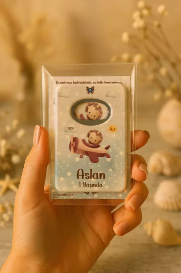Kartlı Açacak Magnet | Bebek ve Baby Shower Hediyesi