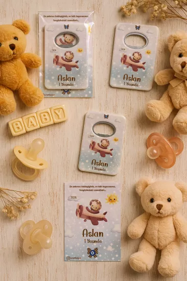 Kartlı Açacak Magnet | Bebek ve Baby Shower Hediyesi