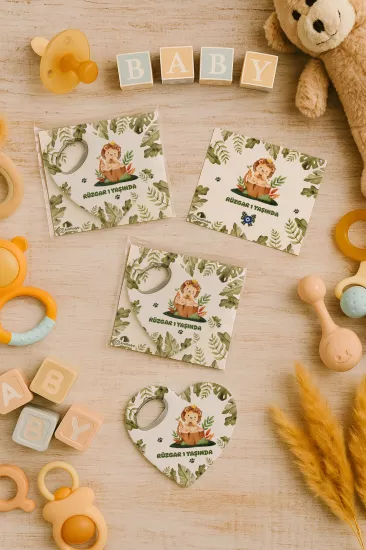 Kartlı Kalp Açacak Magnet | Bebek & Özel Gün Hediyesi