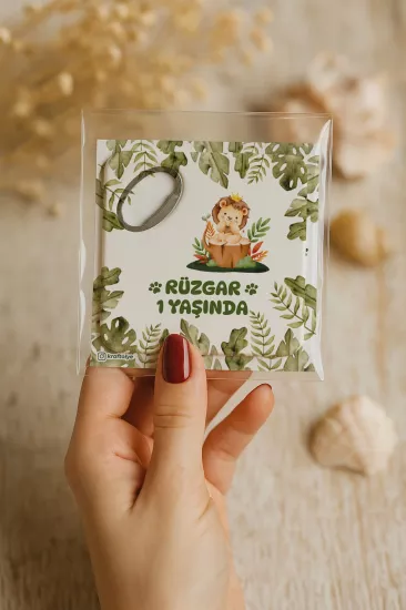 Doğum Günü & Baby Shower Dikdörtgen Açacak Magnet