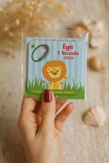 Doğum Günü & Baby Shower Dikdörtgen Açacak Magnet