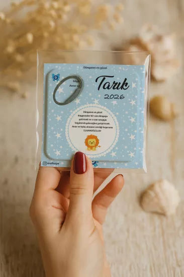 Doğum Günü & Baby Shower Dikdörtgen Açacak Magnet