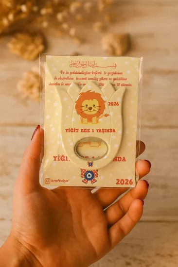 Bebek & Doğum Günü Kartlı Lale Açacak