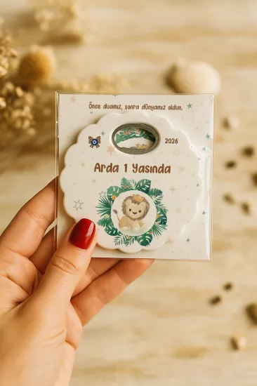 Kartlı Papatya Bardak Altlığı Açacak Magnet