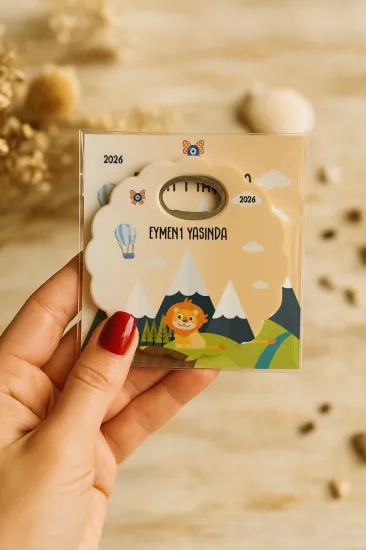 Kartlı Papatya Bardak Altlığı Açacak Magnet