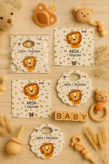 Kartlı Papatya Bardak Altlığı Açacak Magnet