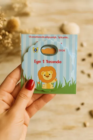 Kartlı Papatya Bardak Altlığı Açacak Magnet