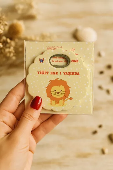 Kartlı Papatya Bardak Altlığı Açacak Magnet