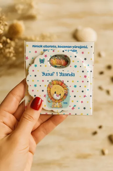 Kartlı Papatya Bardak Altlığı Açacak Magnet