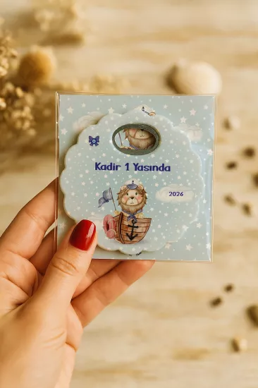 Kartlı Papatya Bardak Altlığı Açacak Magnet