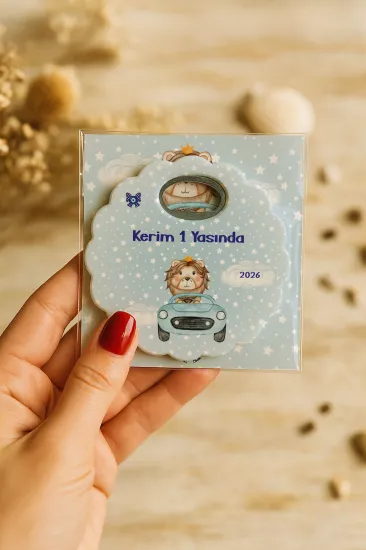 Kartlı Papatya Bardak Altlığı Açacak Magnet