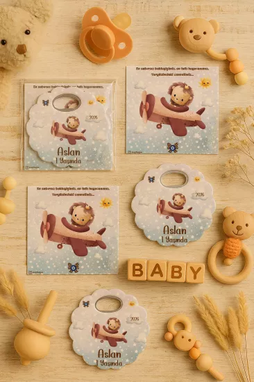 Kartlı Papatya Bardak Altlığı Açacak Magnet