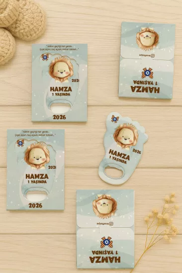 Ayak İzi Açacak Magnet | Bebek Hediyelikleri