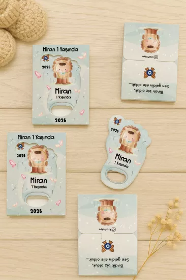 Ayak İzi Açacak Magnet | Bebek Hediyelikleri