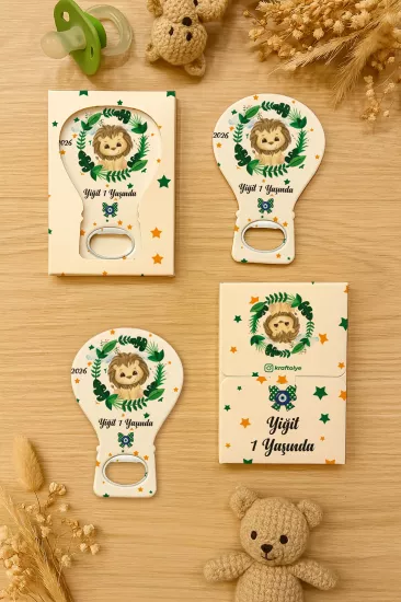 Kutulu Balon Açacak Magnet – Yeni Doğan, Baby Shower, Doğum Günü, Diş Buğdayı Hediyesi