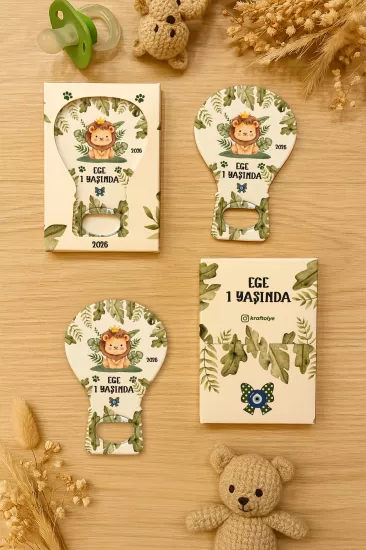 Kutulu Balon Açacak Magnet – Yeni Doğan, Baby Shower, Doğum Günü, Diş Buğdayı Hediyesi