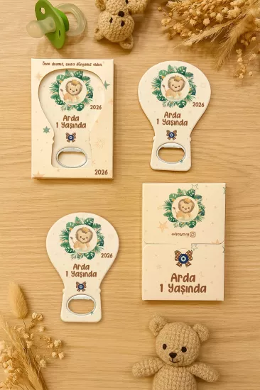 Kutulu Balon Açacak Magnet – Yeni Doğan, Baby Shower, Doğum Günü, Diş Buğdayı Hediyesi